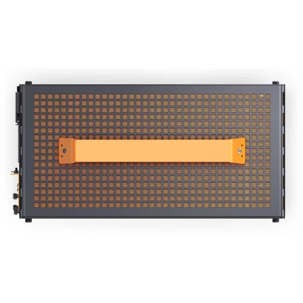 Gabinete Premium Jonsbo Z20 Preto E Laranja M-Atx Com Alça Usb-C