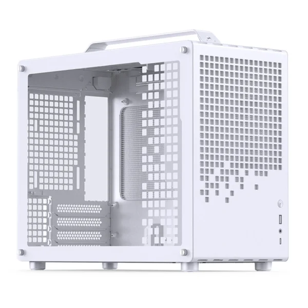 Gabinete Premium Jonsbo Z20 White M-Atx Branco Com Alça Usb-C