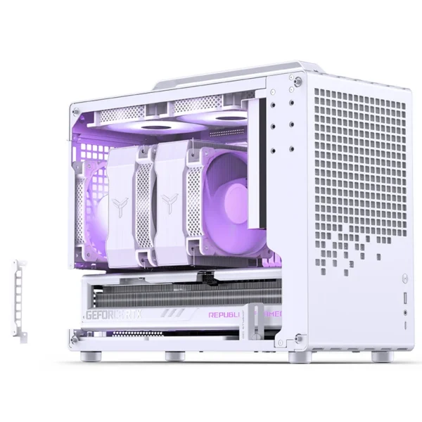 Gabinete Premium Jonsbo Z20 White M-Atx Branco Com Alça Usb-C