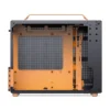 Gabinete Premium Jonsbo Z20 Preto E Laranja M-Atx Com Alça Usb-C