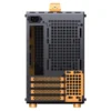 Gabinete Premium Jonsbo Z20 Preto E Laranja M-Atx Com Alça Usb-C