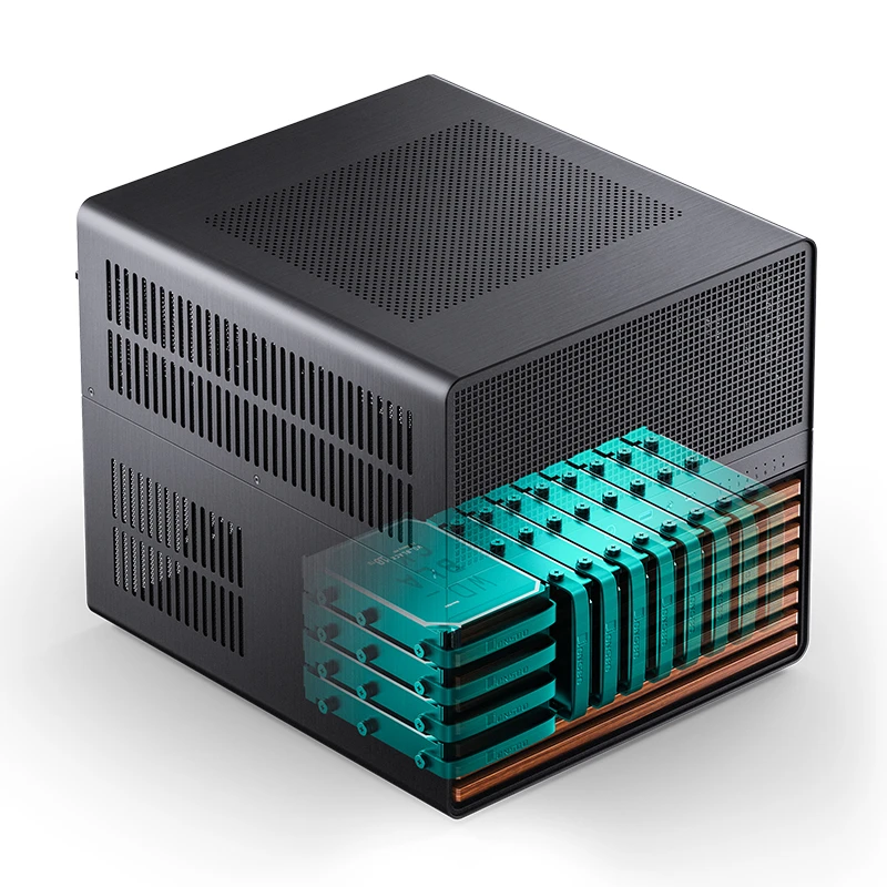 Gabinete Super Premium Jonsbo Para Storage/Nas Eatx N5 Black - Imagem 10