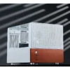 Gabinete Aquário Premium Jonsbo V12 M-Atx Branco E Madeira Nogueira