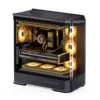Gabinete Gamer Aquario Premium - Jonsbo D400 Black - Preto