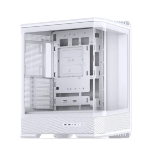 Gabinete Gamer Aquario Premium - Jonsbo D400 White- Branco
