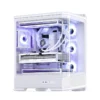 Gabinete Gamer Aquario Premium - Jonsbo D400 White- Branco