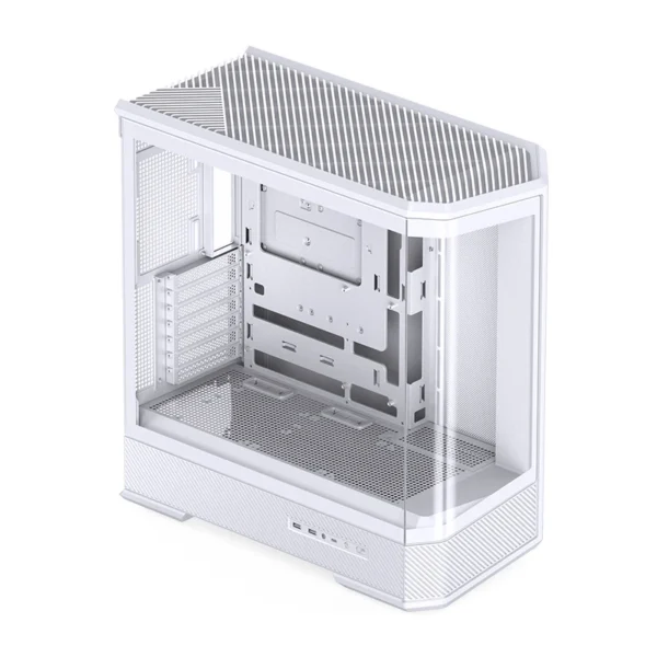 Gabinete Gamer Aquario Premium - Jonsbo D400 White- Branco