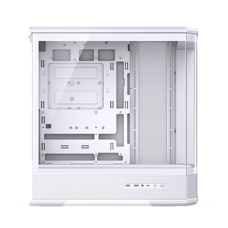 Gabinete Gamer Aquario Premium - Jonsbo D400 White- Branco - Imagem 5