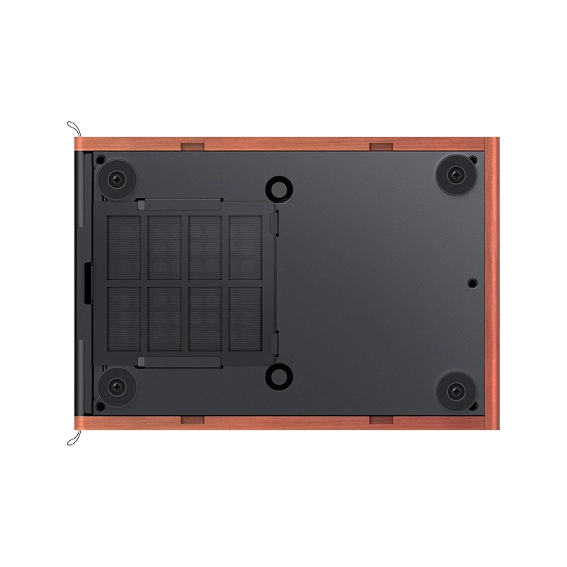 Gabinete Premium Com Madeira Matx Jonsbo T7 Black - Preto - Imagem 10