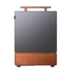 Gabinete Premium Com Madeira Jonsbo T7 Black M-Atx Preto