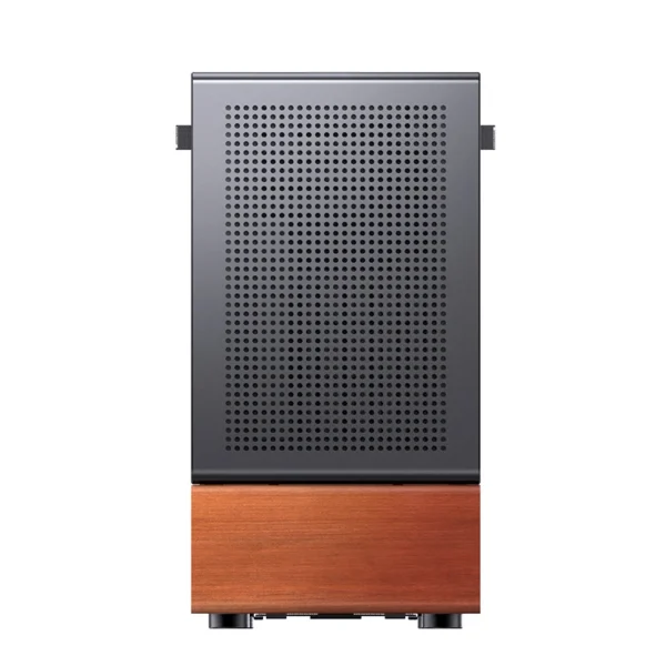 Gabinete Premium Com Madeira Jonsbo T7 Black M-Atx Preto