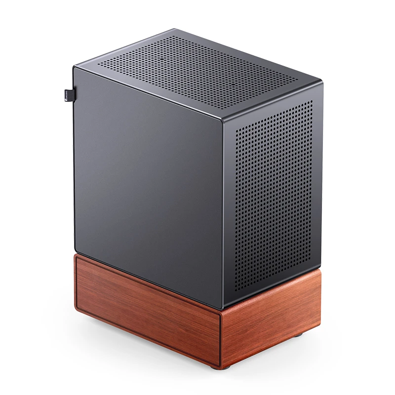 Gabinete Premium Com Madeira Matx Jonsbo T7 Black - Preto - Imagem 11