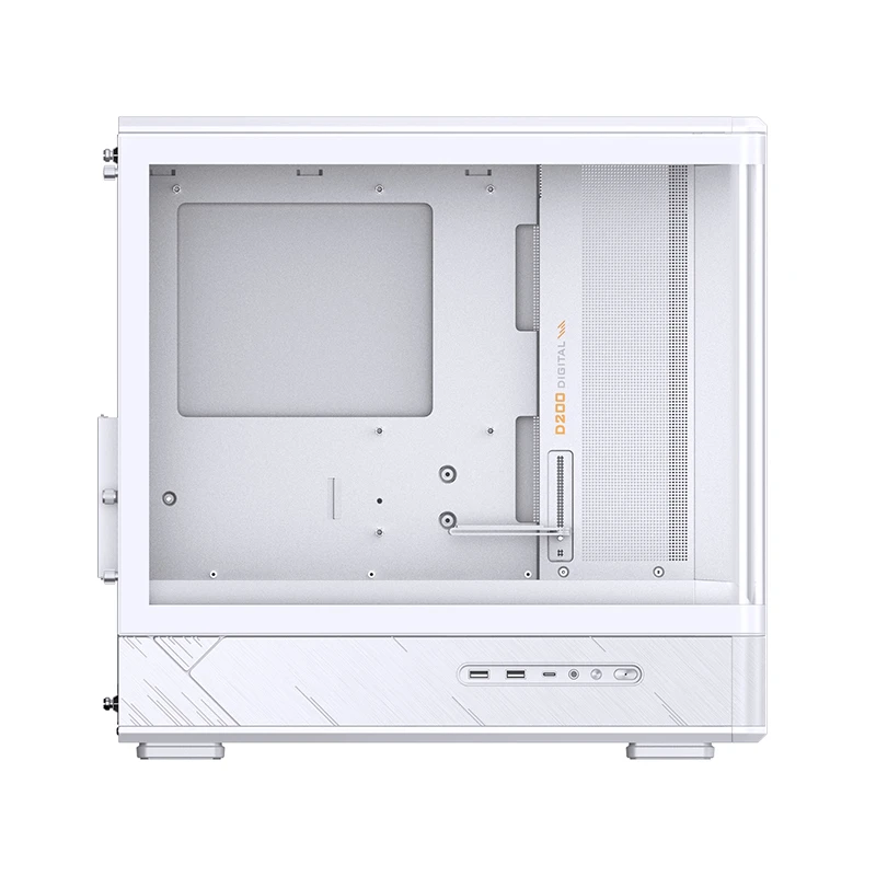 Gabinete Gamer Aquario Display Digital D200 - Jonsbo - White- Branco - Imagem 16