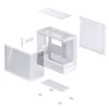 Gabinete Gamer Aquário Jonsbo D200 Branco Com Display Digital M-Atx Usb-C