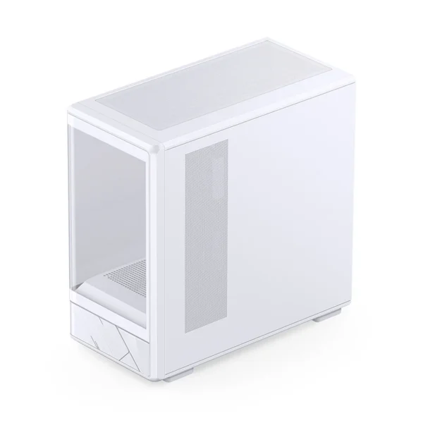 Gabinete Gamer Aquário Jonsbo D200 Branco Com Display Digital M-Atx Usb-C