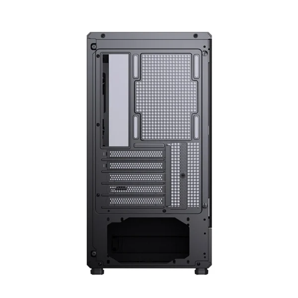 Gabinete Gamer Aquário Jonsbo D200 Preto Com Display Digital M-Atx Usb-C