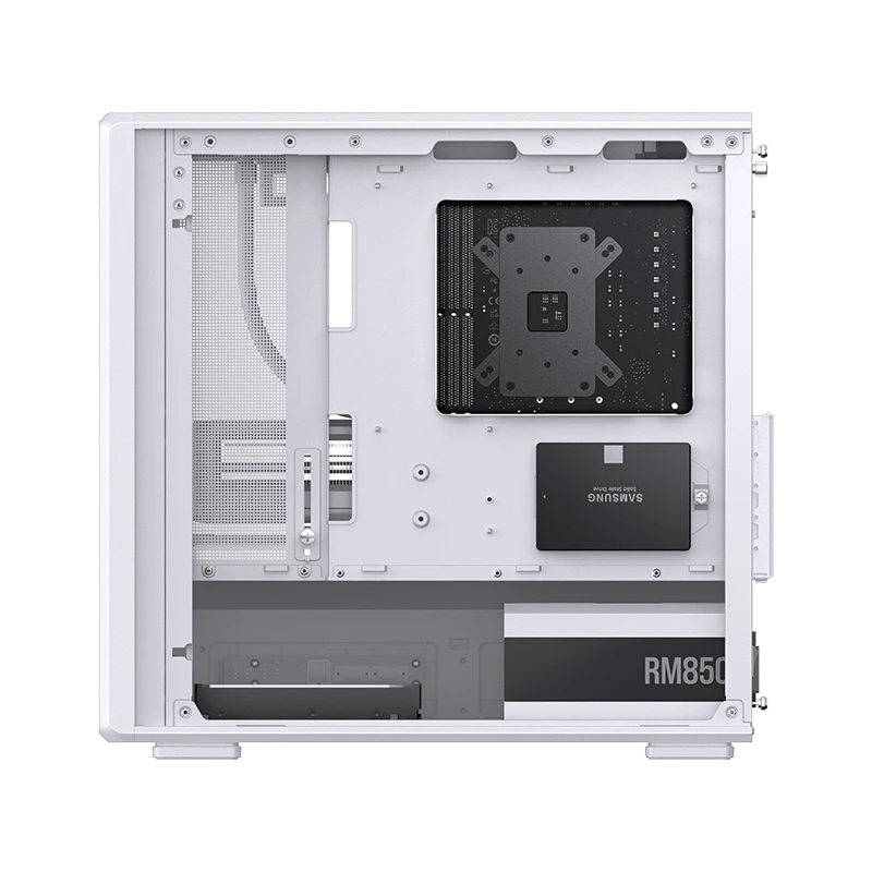 Gabinete Gamer Aquario Display Digital D200 - Jonsbo - White- Branco - Imagem 15