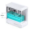 Gabinete Gamer Aquário Jonsbo D200 Branco Com Display Digital M-Atx Usb-C