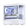 Gabinete Gamer Aquário Jonsbo D200 Branco Com Display Digital M-Atx Usb-C