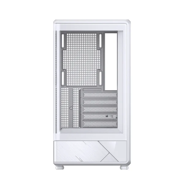 Gabinete Gamer Aquário Jonsbo D200 Branco Com Display Digital M-Atx Usb-C