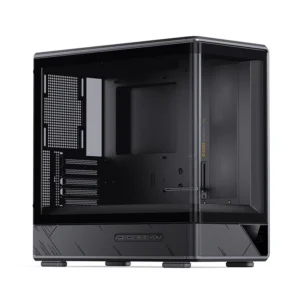 Gabinete Gamer Aquario Display Digital D200 - Jonsbo - Black - Preto