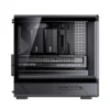 Gabinete Gamer Aquário Jonsbo D200 Preto Com Display Digital M-Atx Usb-C