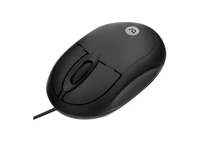 Mouse Usb Preto Com Fio Bright