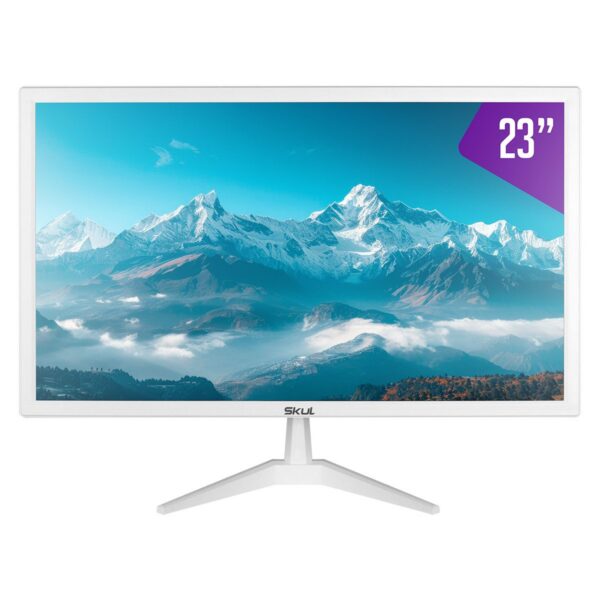 Monitor Skul Branco 23 Office Led 5Ms Hdmi+Vga  - Sm235msyw