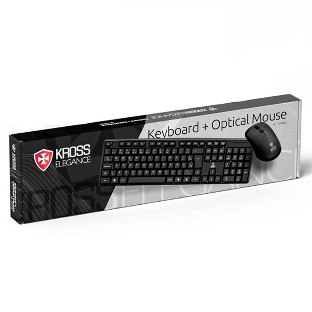 Combo Kit Kross Teclado/Mouse Com Fio Ke-Km400v1 2 - Imagem 2