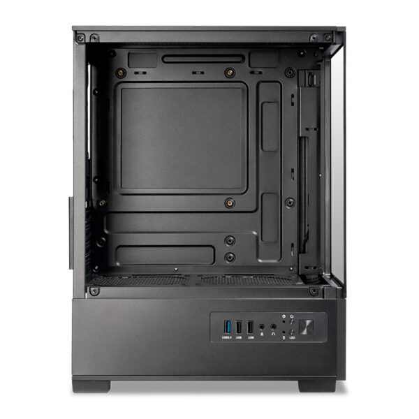 Gabinete Gamer Tgt Legion, Mini-Tower, Lateral De Vidro, Preto, Tgt-Lgn-Bk