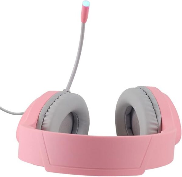 Fone De Ouvido Headset Gamer Chroma Usb 7.1 Rgb Rosa - Gh804