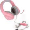 Fone De Ouvido Headset Gamer Chroma Usb 7.1 Rgb Rosa - Gh804
