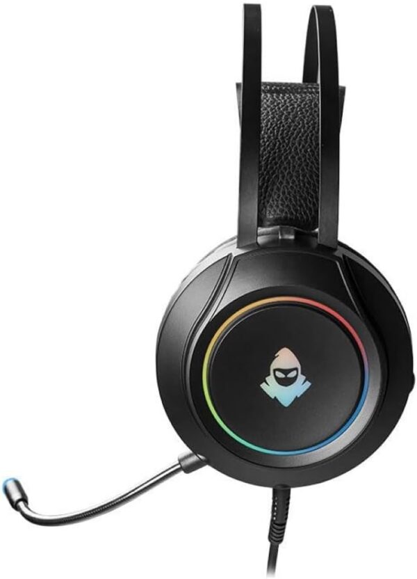Headset Gamer Mancer Crater, Rainbow, Drivers 50Mm, Preto, Mcr-Crt-Rgb01