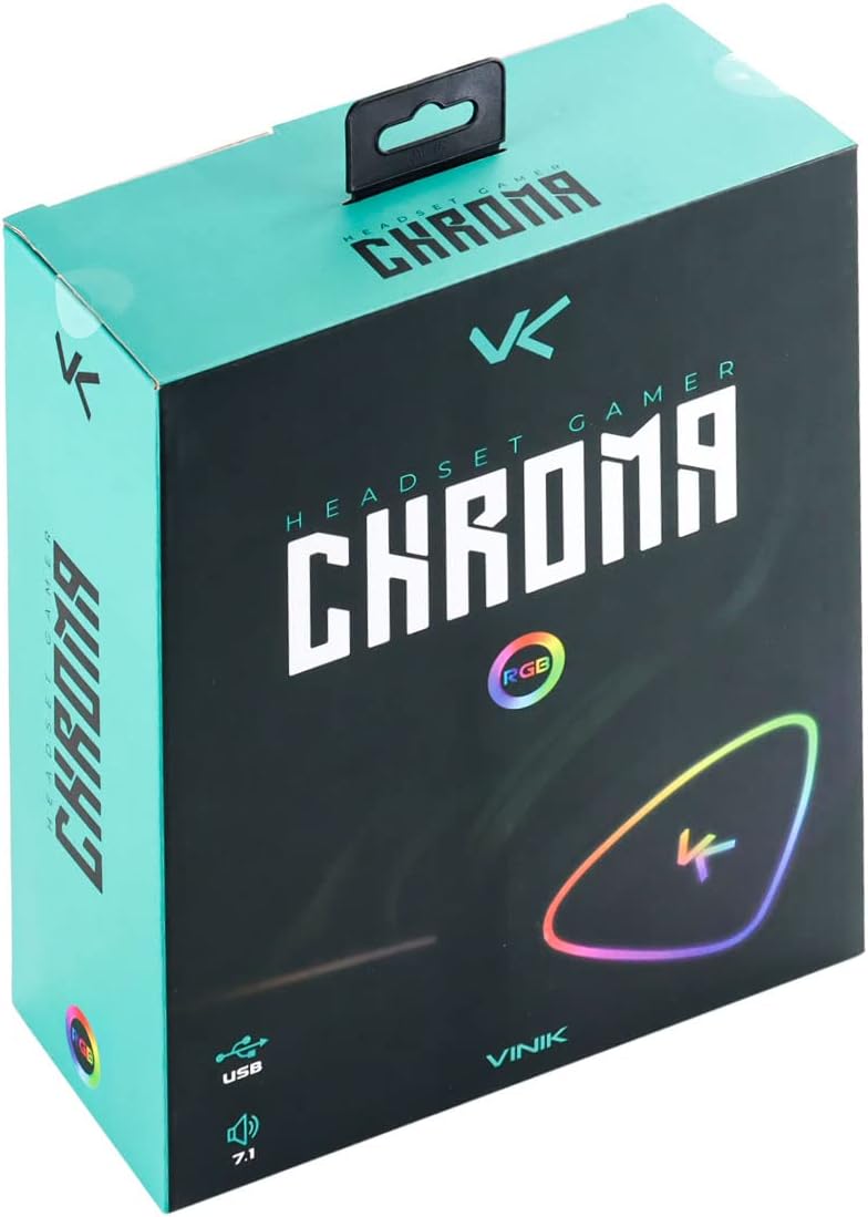 Fone De Ouvido Headset Gamer Chroma Usb 7.1 Rgb Rosa - Gh804 - Imagem 10