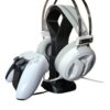 Suporte Headset E Controle Ps5 Slim Gamer Unc - Preto