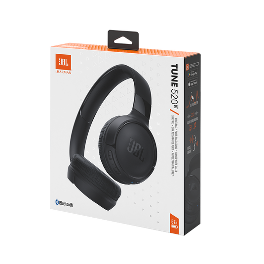 Fone De Ouvido Jbl Tune T570bt Pure Bass / Bluetooth - Preto - Imagem 9