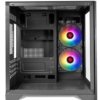 Gabinete Gamer Pichau Hx110 Mini Tower Vidro Temperado 2 Fans Preto
