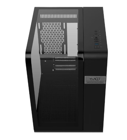 Gabinete Gamer Mancer Cv400, Mid-Tower, Lateral De Vidro Preto, Mcr-Cv400-Bk - Imagem 4