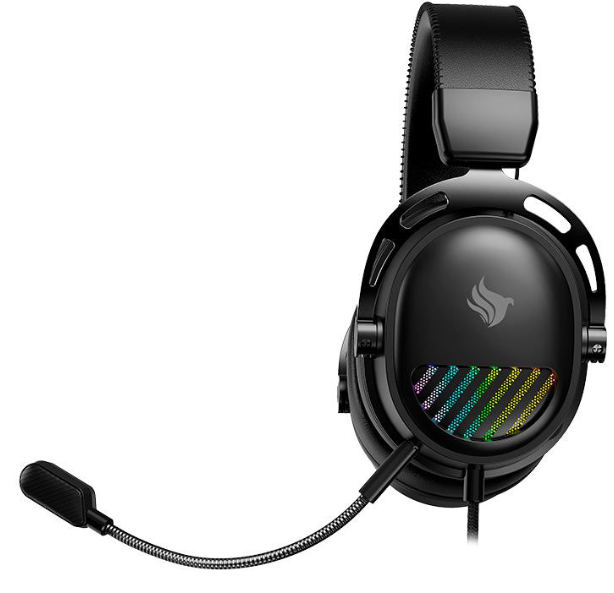Headset Gamer Pichau Azuris Pro 7.1, Drivers 50Mm, Preto, Pch-Azrp-Bl01 - Imagem 2