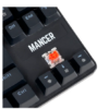 Teclado Mecanico Mancer Shade Mk3, Rainbow, Switch Huano Vermelho, Preto, Mcr-Shm3-Rbw01rd
