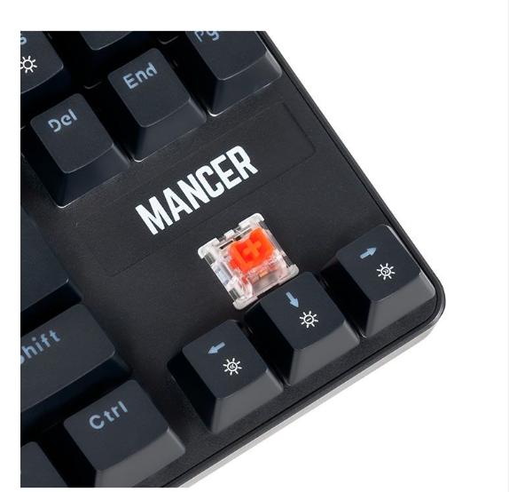 Teclado Mecanico Mancer Shade Mk3, Rainbow, Switch Huano Vermelho, Preto, Mcr-Shm3-Rbw01rd - Imagem 5
