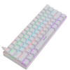 Teclado Mecanico Gamer Tgt Sherman Compacto, Rainbow, Abnt2, Switch Huano Azul, Branco, Tgt-Shcptw-R