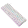 Teclado Mecanico Gamer Tgt Sherman Compacto, Rainbow, Abnt2, Switch Huano Azul, Branco, Tgt-Shcptw-R