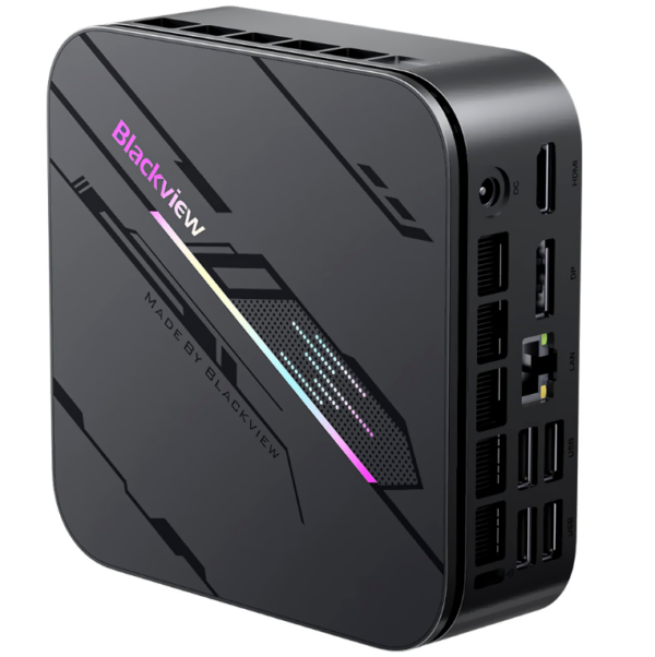 Mini Pc Blackview Mp100 Pro Intel Core I5 12450H De 2.0Ghz / 16Gb De Ram / 512Gb Ssd / Win11pro - Cinza