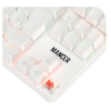 Teclado Mecanico Mancer Shade Mk3, Rainbow, Switch Huano Vermelho, Branco, Mcr-Shm3-Wh01