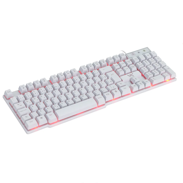 Teclado Usb Gamer Vx Gaming Hydra Branco Led Vermelho - Gth110bv - Imagem 5