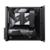 Gabinete Jonsbo V12 Black M-Atx Preto Vidro Panorâmico 270° Madeira Nogueira
