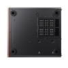 Gabinete Jonsbo V12 Black M-Atx Preto Vidro Panorâmico 270° Madeira Nogueira