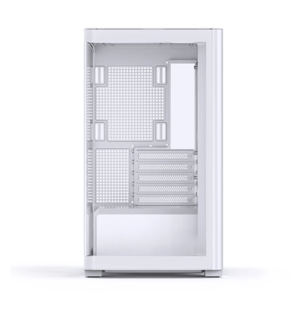 Gabinete Gamer Aquário Jonsbo D300 White M-Atx Vidro Temperado Usb-C Branco