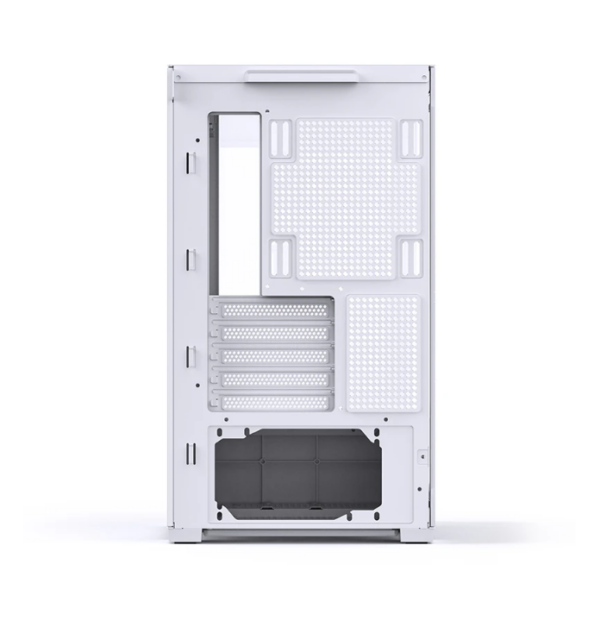 Gabinete Gamer Aquário Jonsbo D300 White M-Atx Vidro Temperado Usb-C Branco